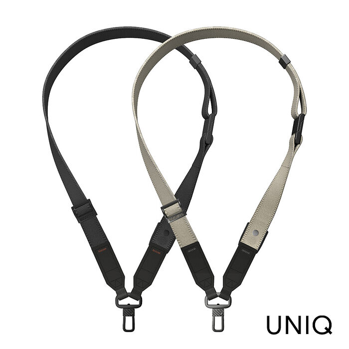 UNIQ Vista 2合1手機通用掛繩 附墊片卡其