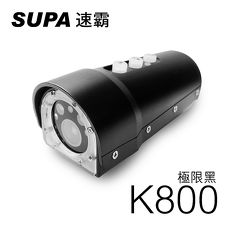 速霸K800 極限黑 1080P高畫質機車行車記錄器【凱騰】