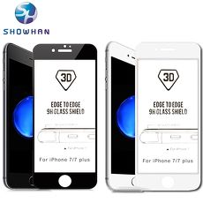 康寧材質 3D曲面滿版全覆蓋iPhoneX/8/7/6全系列 鋼化玻璃保護貼Iphone6s(4.7吋)黑