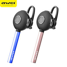 AWEI A825BL 商務型鎂鋁合金單耳藍牙耳機/兩色可選