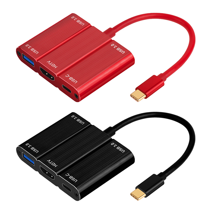 TYPE-C轉HDMI 4Kx2K USB3.1 鋁合金影音轉接器9509S/兩色可選