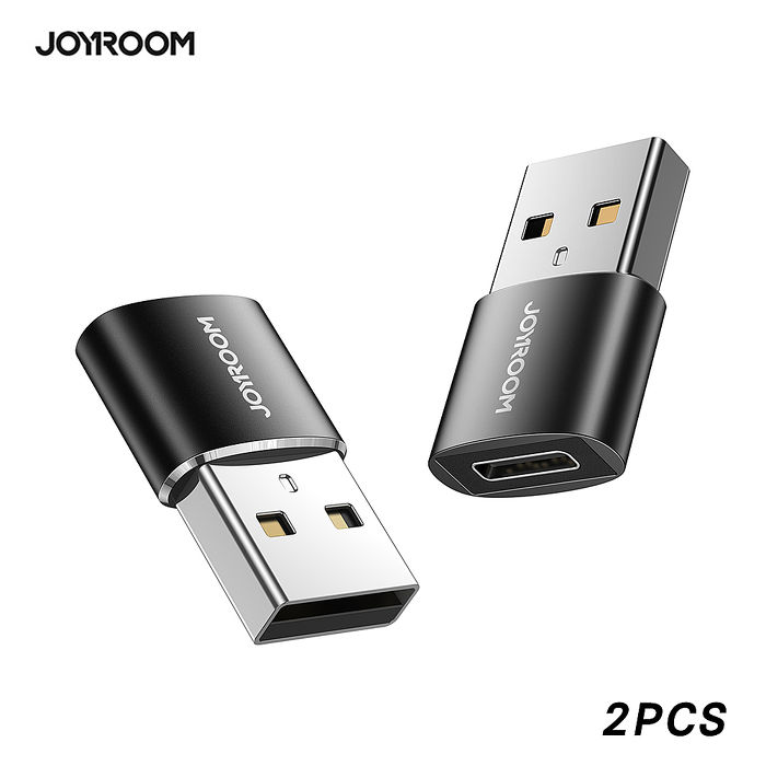 JOYROOM S-H152 USB公轉Type-C母轉接頭(2個裝)
