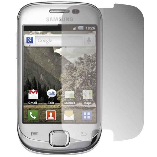 ZIYA Samsung Galaxy Fit S5670 抗刮亮面螢幕保護貼 - 2入