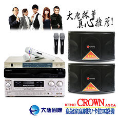 大唐DATOWN曜石黑營業級KTV喇叭卡拉OK歡唱組