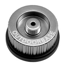 高山轉瓦斯轉接頭∣精細鋁合金材質∣國際通用尺寸【OutdoorBase】燄舞鋁合金卡式轉接頭-28149