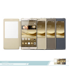 Huawei華為 原廠Mate8 專用 智能視窗感應保護套 /側掀 /透視翻蓋皮套 休眠/喚醒 /真皮質感 /簡約商務版