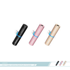 hoco.浩酷 T塔數位音頻轉換器(LS4)帶2A充電 Lightning 對3.5mm耳機插孔音頻轉接器