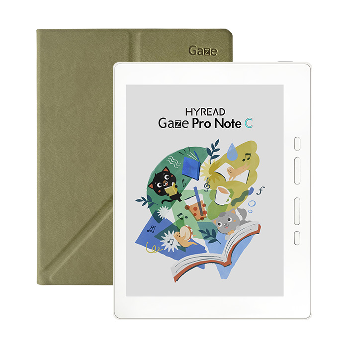 HyRead Gaze Pro Note C 7.8吋彩色電子紙閱讀器+磁吸側翻皮套