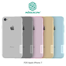 NILLKIN Apple iPhone 7 4.7吋 本色TPU軟套沁藍