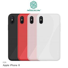NILLKIN Apple iPhone X 柔韌 II 保護殼紅色