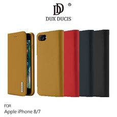 DUX DUCIS Apple iPhone 8 / 7 4.7吋 WISH 真皮皮套藏藍