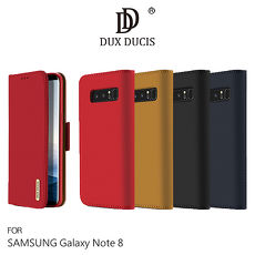DUX DUCIS SAMSUNG Galaxy Note 8 WISH 真皮皮套紅色