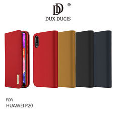 DUX DUCIS HUAWEI P20 WISH 真皮皮套卡其