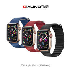 QIALINO Apple Watch (38/40mm) 真皮製回環形錶帶