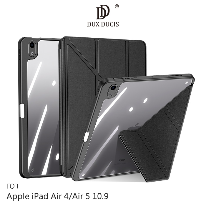 DUX DUCIS Apple iPad Air 4/iPad Air 5 10.9/iPad Pro 11/iPad Air 6 11 (2024/M2) Magi 筆槽皮套 平板皮套 保護殼灰色