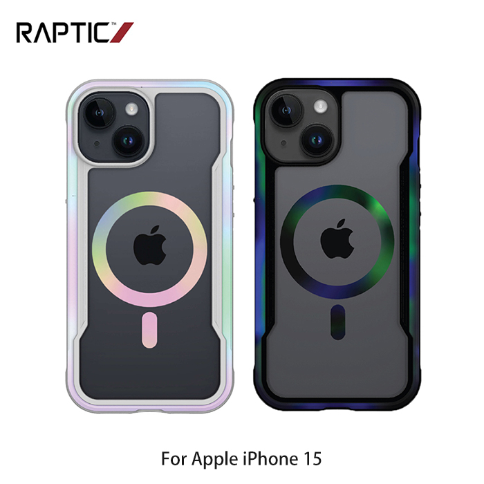 RAPTIC Apple iPhone 15/15 Plus/15 Pro/15 Pro Max Shield 2.0 MagSafe 保護殼iPhone 15 Pro Max 瑪