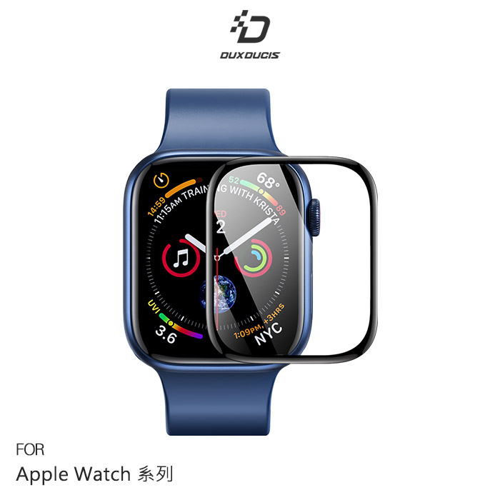 DUX DUCIS Apple Watch S4/S5/S6/SE (40mm)/(44mm) S7/S8/S9 (41mm)/(45mm)Pmma 錶面保護貼S4/S5/S6/SE (40mm)
