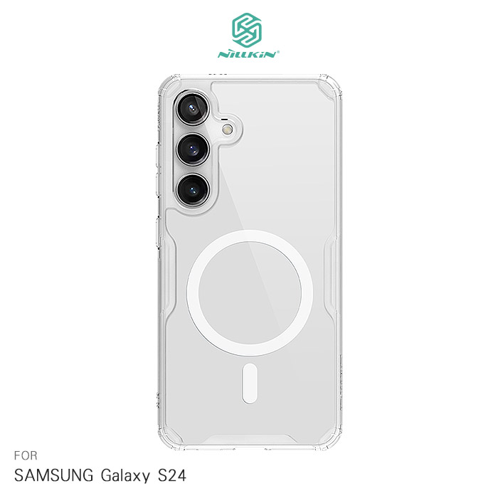 NILLKIN SAMSUNG Galaxy S24 /S24 +/S24 Ultra本色 Pro 磁吸保護套S24 Ultra