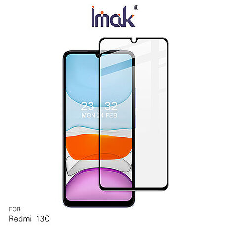 Imak 艾美克 Redmi 紅米 13C 滿版鋼化玻璃貼 玻璃膜 鋼化膜 手機螢幕貼 保護貼