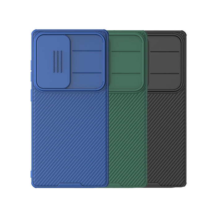 NILLKIN SAMSUNG 三星 Galaxy S25系列 黑鏡 Pro 保護殼 保護套 手機殼 雙料殼 鏡頭保護 鏡頭防塵蓋 鏡頭蓋深綠-S25