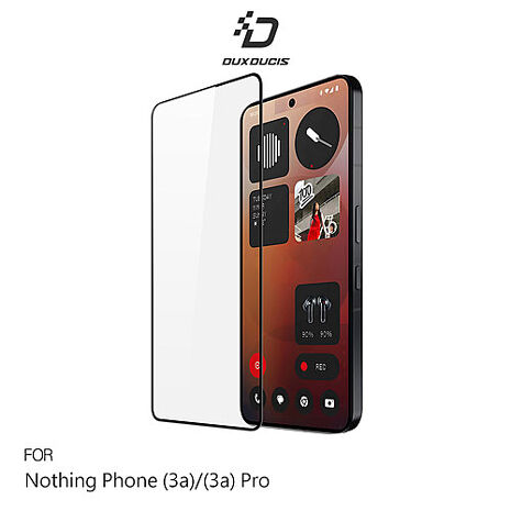 DUX DUCIS Nothing Phone (3a) / (3a) Pro 滿版鋼化玻璃貼 玻璃膜 鋼化膜 手機螢幕貼 保護貼