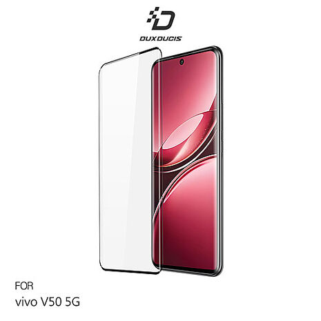 DUX DUCIS vivo V50 5G 3D曲面全膠鋼化玻璃貼 玻璃膜 手機螢幕貼