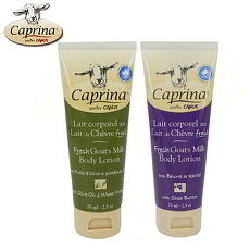 【Caprina肯拿士】新鮮山羊奶身體乳液75ml(橄欖油小麥蛋白+牛油果)2入組
