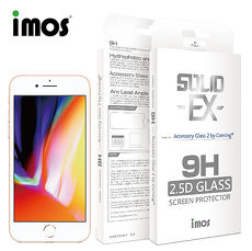 iMOS iPhone8 2.5D平面滿版玻璃 0.4mm