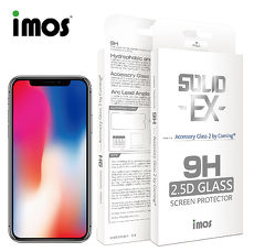 iMOS iPhoneX/XS 2.5D平面滿版玻璃 0.4mm 美觀版、黑邊