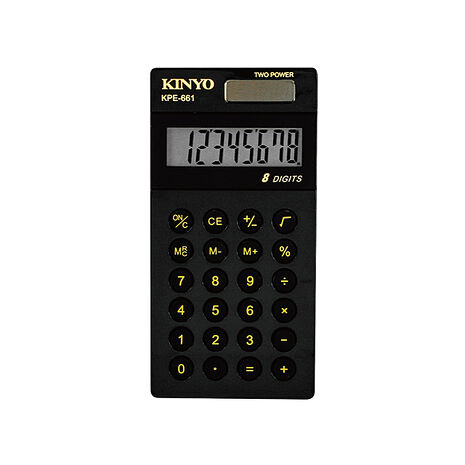 【KINYO】口袋型護眼計算機 (KPE-661)