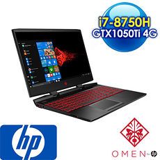 HP 惠普 OMEN 15-dc0086TX 15吋電競筆電 i7-8750H/16G/1TB+256G SSD/GTX1050Ti 4G獨顯