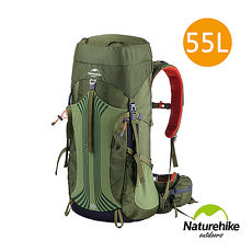 Naturehike 55+5L 云徑重裝登山後背包 自助旅行包 軍綠