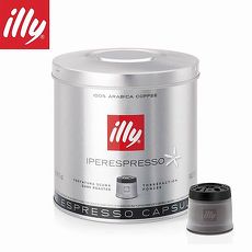 《illy》意利咖啡膠囊-深烘培(21入/罐)