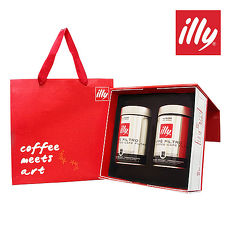 【illy】意利尊榮咖啡禮盒(美式深焙咖啡粉二入)