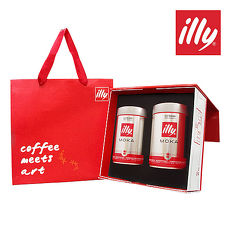【illy】意利尊榮咖啡禮盒(摩卡中焙咖啡粉二入)
