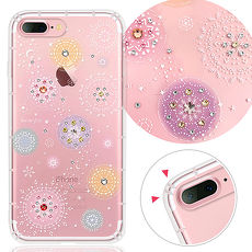 KnowStar APPLE iPhone 7 Plus/i8 Plus 5.5吋 奧地利彩鑽防摔手機殼-雪球花