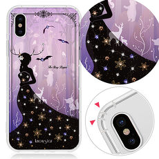 KnowStar APPLE iPhone XS / X 奧地利彩鑽防摔手機殼-雪姬