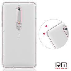 RedMoon Nokia 6 (2018) 5.5吋 防摔氣墊透明TPU手機軟殼