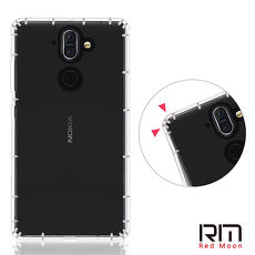 RedMoon Nokia8 Sirocco 防摔氣墊透明TPU手機軟殼