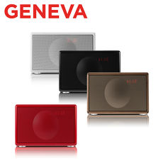Geneva Classic S HIFI 藍牙鬧鐘收音機喇叭紅色