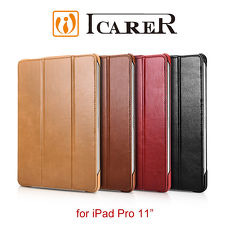 ICARER 復古系列 iPad Pro 11 三折站立 手工真皮皮套