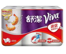 舒潔 大尺寸家用紙巾60張(6卷x6串/箱)