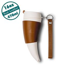 Goat Mug 真皮款16oz山羊角咖啡杯-咖啡