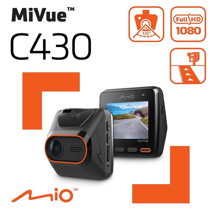Mio MiVue C430 1080P GPS 行車記錄器