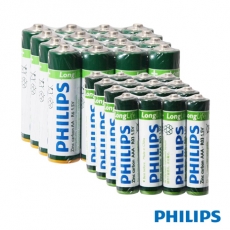 PHILIPS 飛利浦 3+4號 LongLife 碳鋅電池 ( 各16顆 )