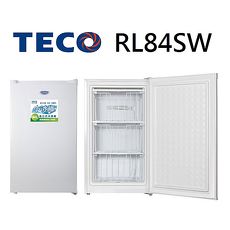 【TECO東元】84公升單門直立式冷凍櫃 RL84SW
