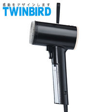 日本TWINBIRD-美型蒸氣掛燙機(黑)TB-G006TWB