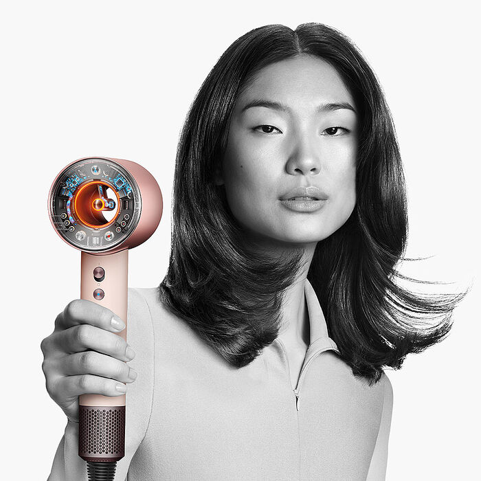 Dyson Supersonic Nural™ HD16全新一代 智能吹風機(霧玫瑰粉)(贈收納架)