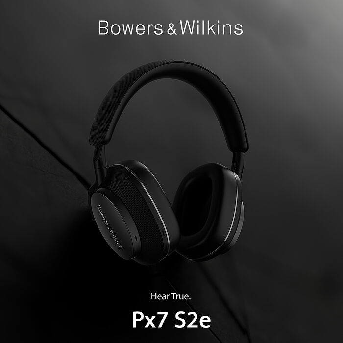英國 Bowers & Wilkins 無線藍牙降噪全包覆式耳機 PX7 S2e【啞黑色】