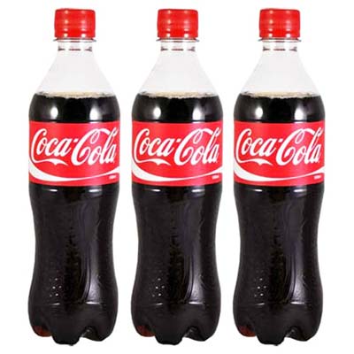 《可口可樂》 寶特瓶600ml(24入/箱 )(共三箱)